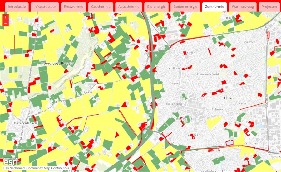 Bericht Handige Tool: interactieve kaart Zonthermie: Zon op veld bekijken